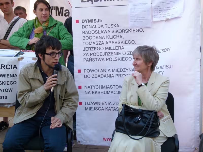 Barbara Fedyszak-Radziejowska i Samuel Pereira