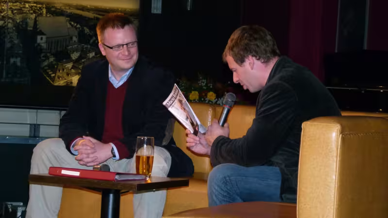 Łukasz Warzecha i Wiktor Świetlik