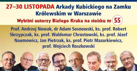 Biały Kruk zaprasza na stoisko na Targach Książki Historycznej (Arkady Kubickiego, 27-30.11.2025