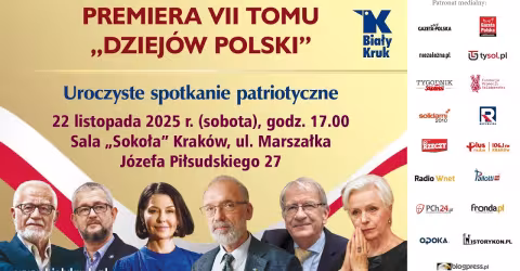 Embedded thumbnail for Uroczysta premiera VII tomu „Dziejów Polski” prof. Andrzeja Nowaka – Kraków, 22 listopada