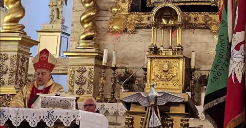 Embedded thumbnail for Homilia ks. bp. Edwarda Frankowskiego dla Ludzi Solidarności w Kałkowie – Godowie, A.D. 2025