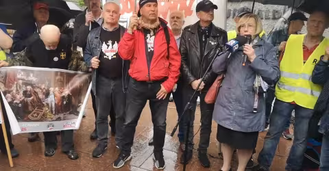 Embedded thumbnail for Wiec poparcia referendum odwołującego prezydenta Miszalskiego w Krakowie