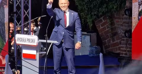 Embedded thumbnail for  "Wygrała Polska!". Prezydent elekt Karol Nawrocki na patriotycznym pikniku w Pułtusku  (22.06.2025)