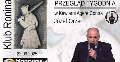 Embedded thumbnail for Newsletter Klubu Ronina (22.09.2025)